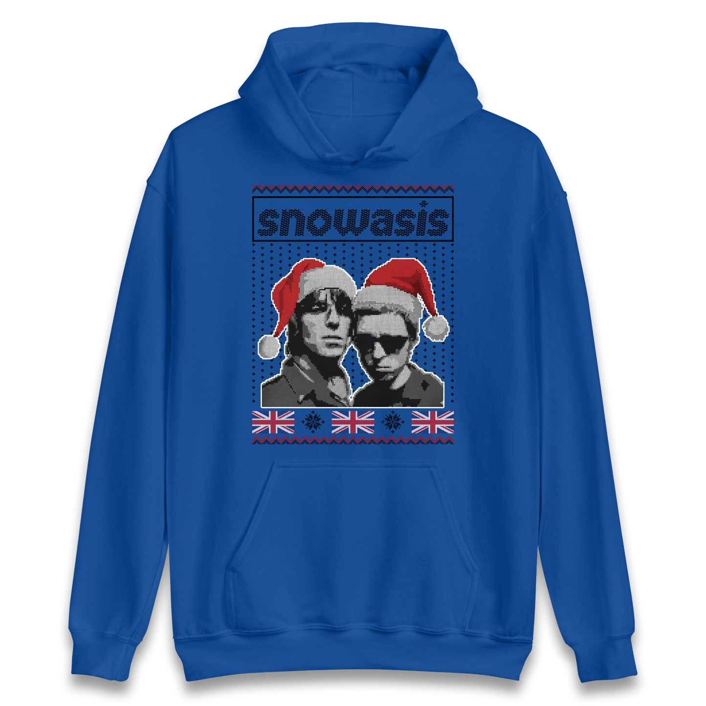 Snowasis Union Jack Christmas Hoodie