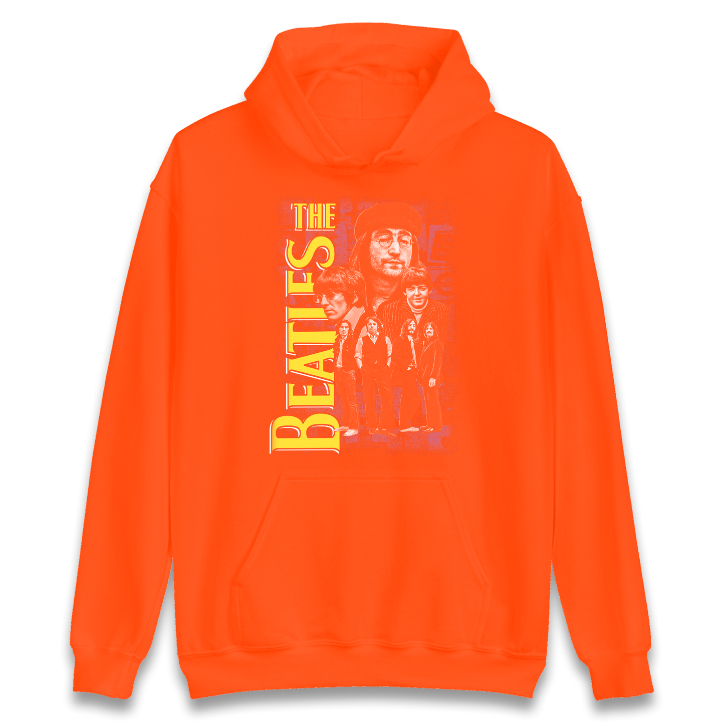 The Beatles Group Adult Hoodie