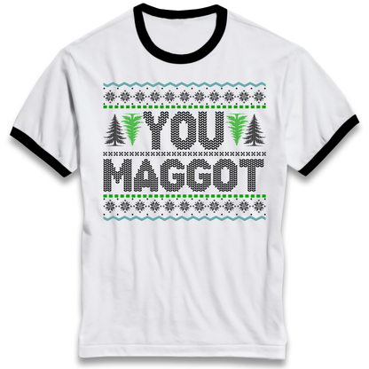 Christmas jumper Ringer T Shirt