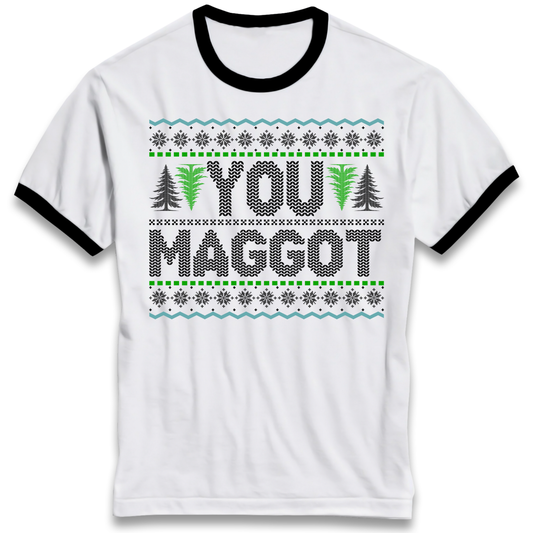 Christmas jumper Ringer T Shirt