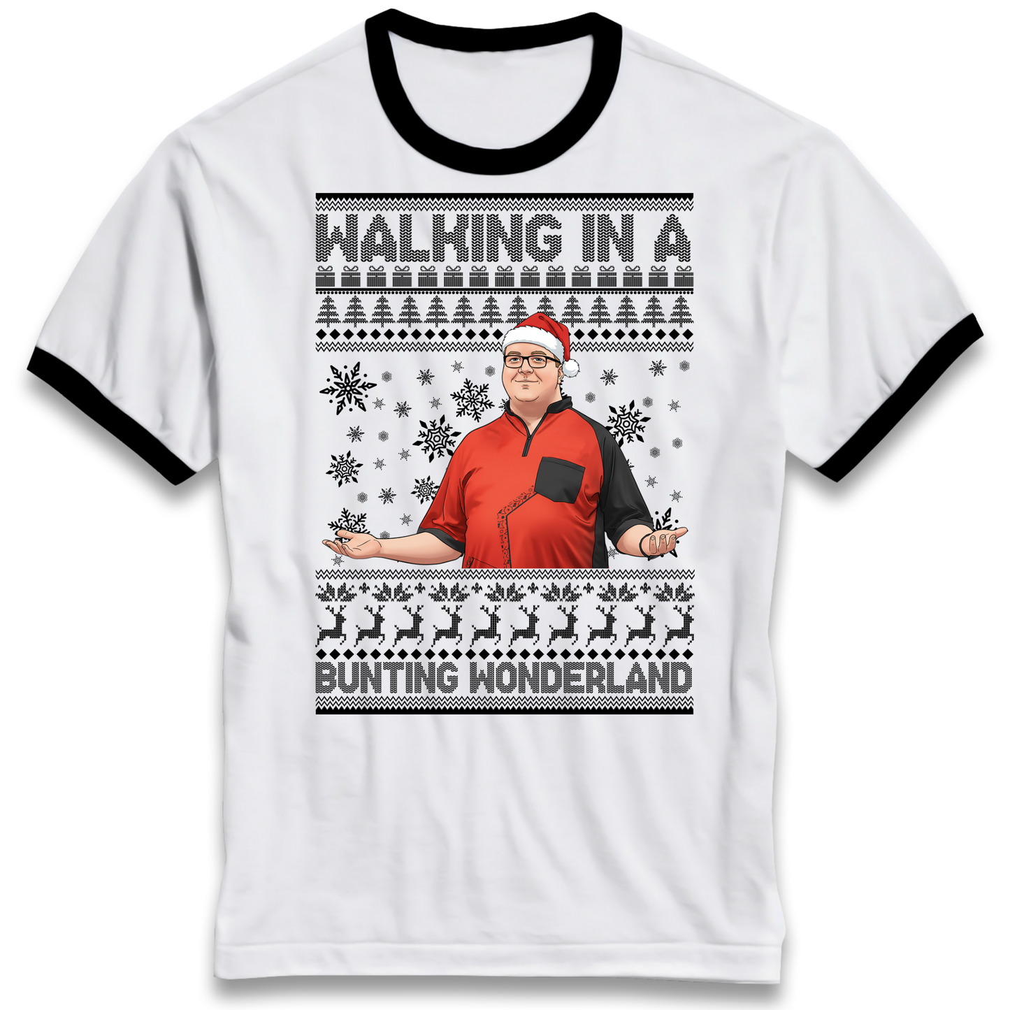 Bunting Wonderland Ringer T Shirt