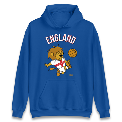 England World Cup Willie 1966 Football Hoodie