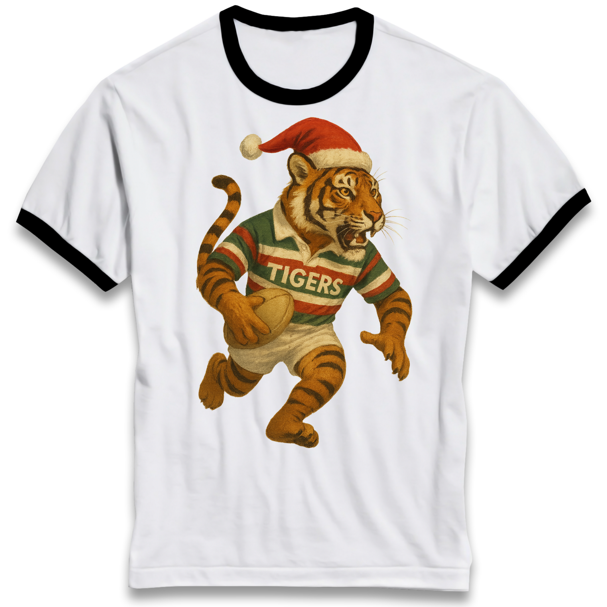 Leicester Tigers Ringer T Shirt