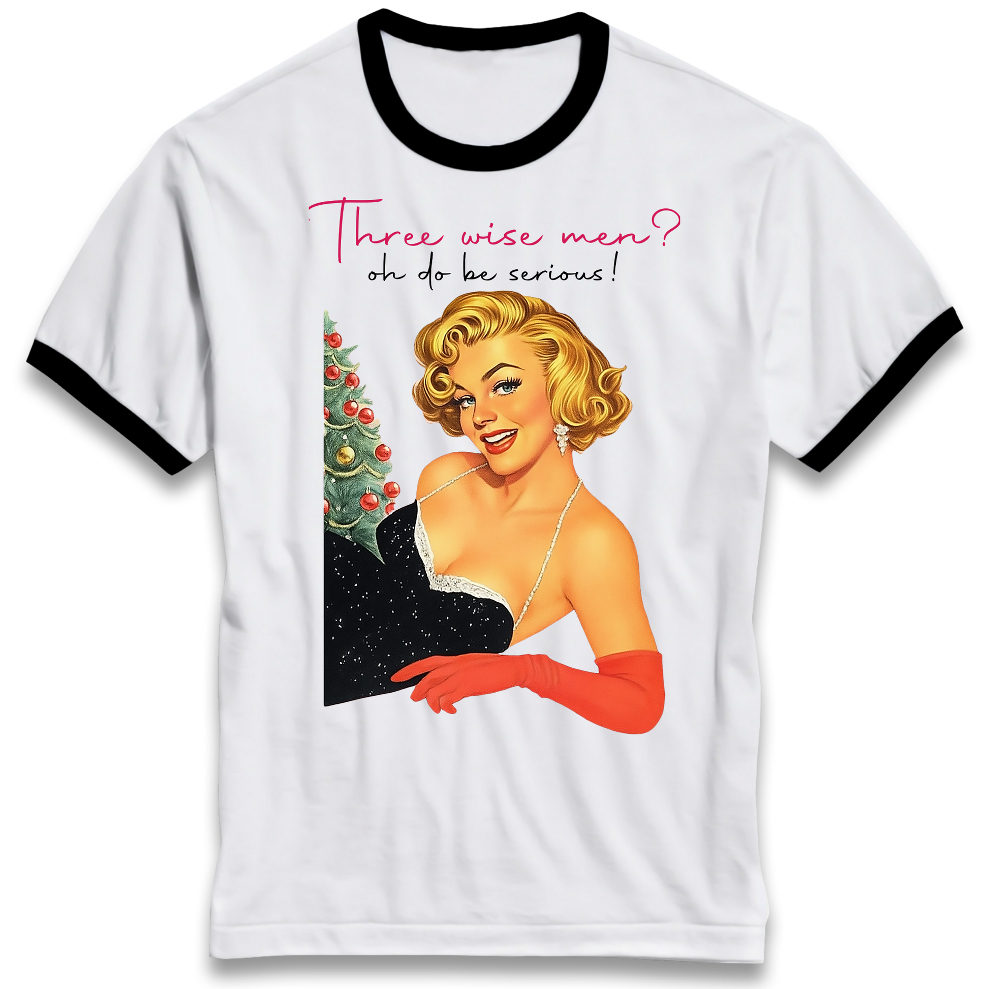 Three Wise Men Christmas Ringer T Shirt