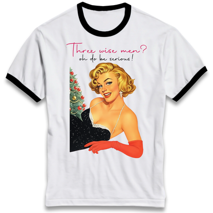 Three Wise Men Christmas Ringer T Shirt