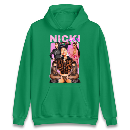 Nicki Minaj Pink Sparkle Bootleg Hoodie