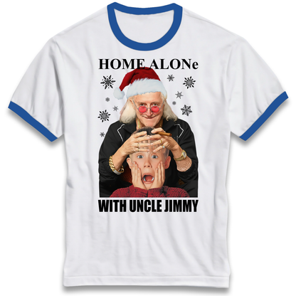 Home Alone Uncle Jimmy Ringer T Shirt