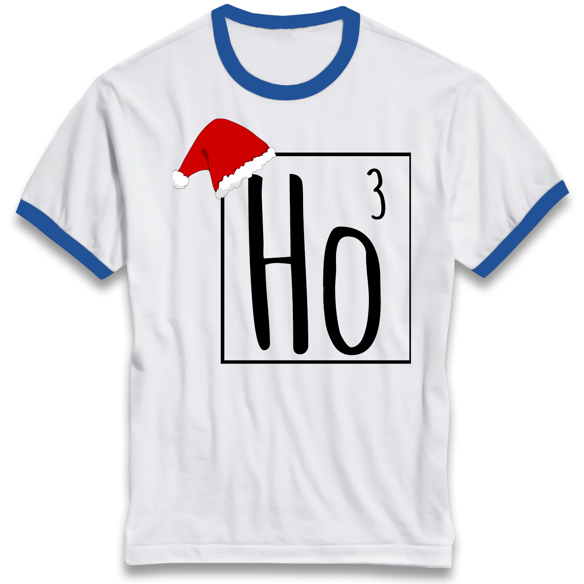 Ho Ho Ho Christmas Ringer T Shirt