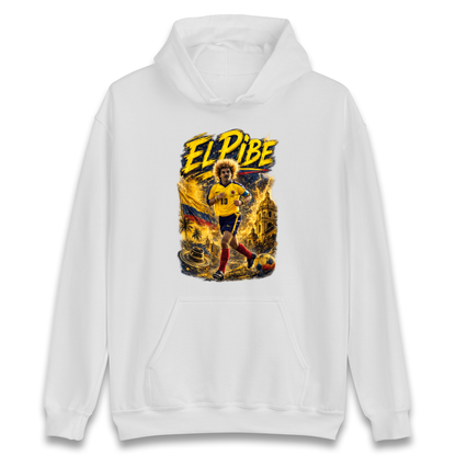 Carlos Valderrama Colombia Football Hoodie