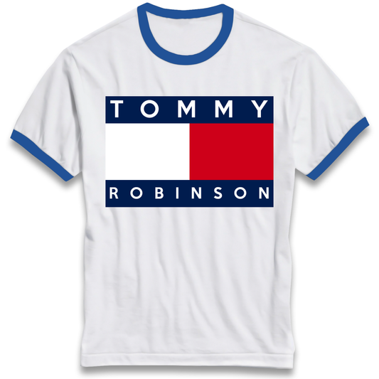 Tommy Robinson Ringer T Shirt