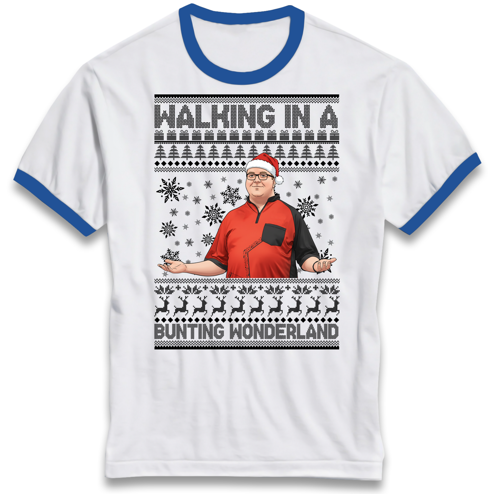 Bunting Wonderland Ringer T Shirt