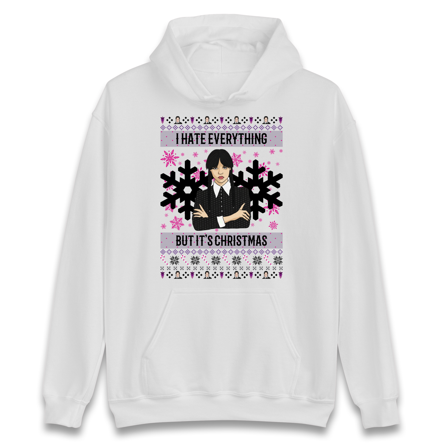 Wednesday addams Christmas Hoodie
