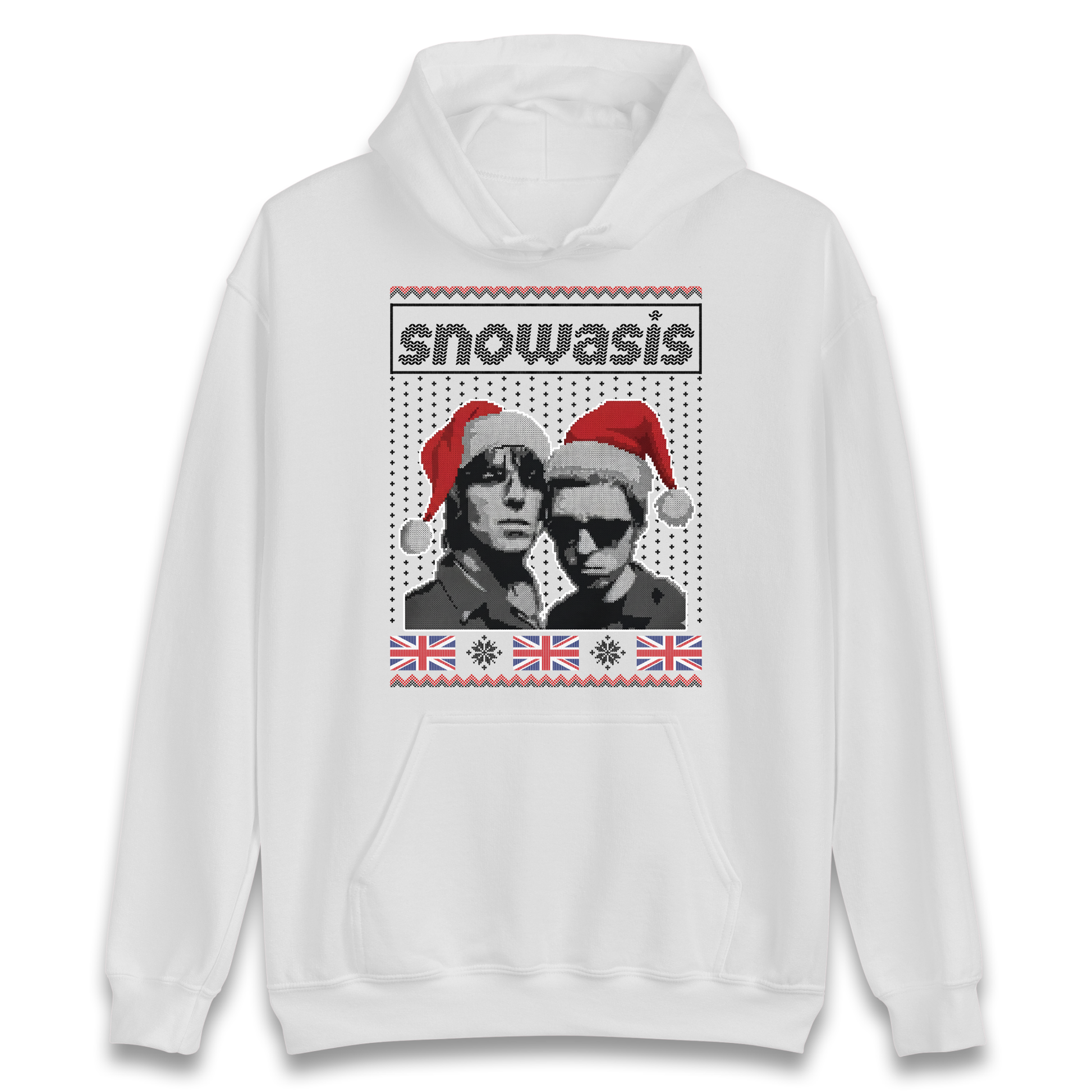 Snowasis Union Jack Christmas Hoodie
