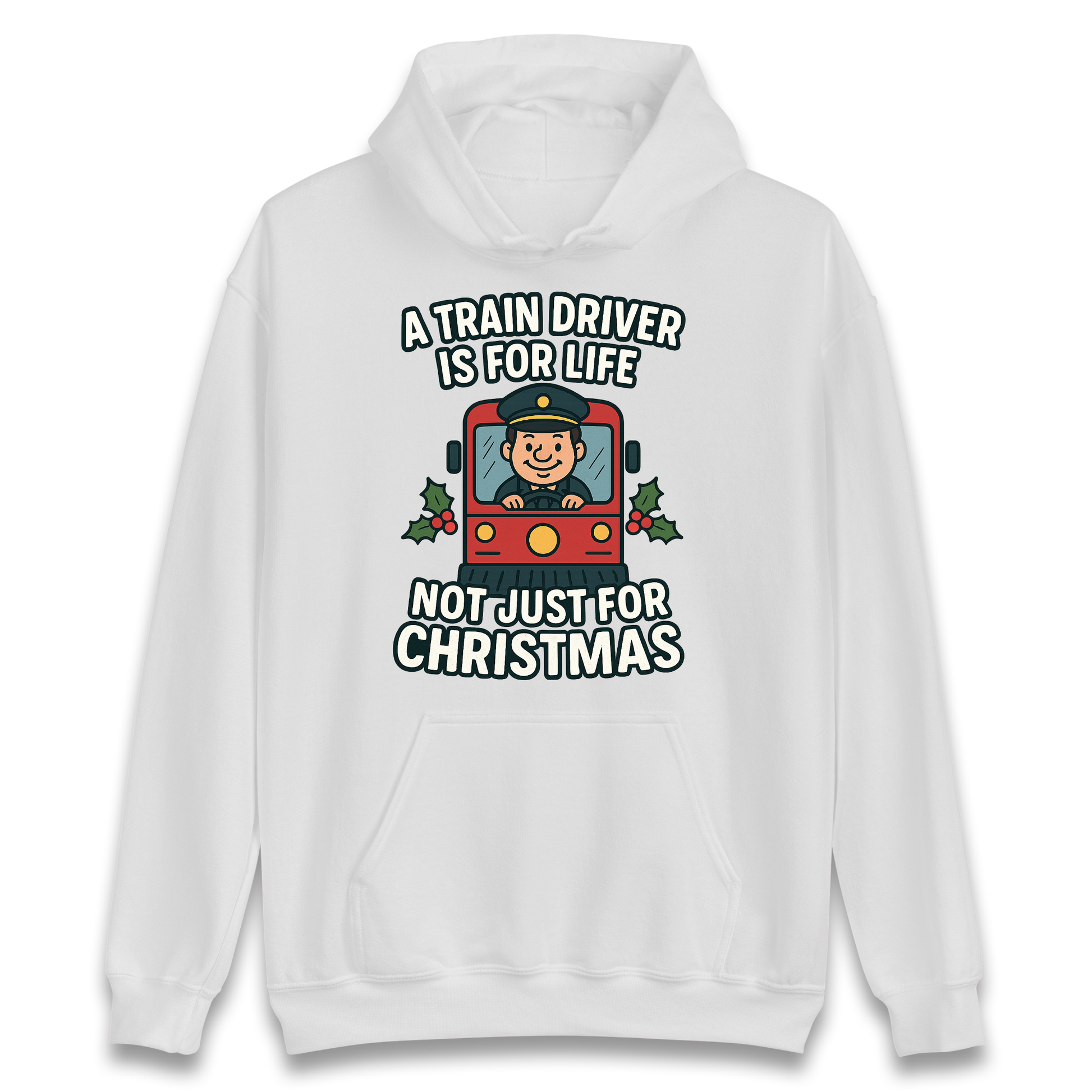 Train Driver Christmas Hoodie