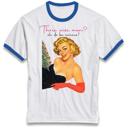 Three Wise Men Christmas Ringer T Shirt