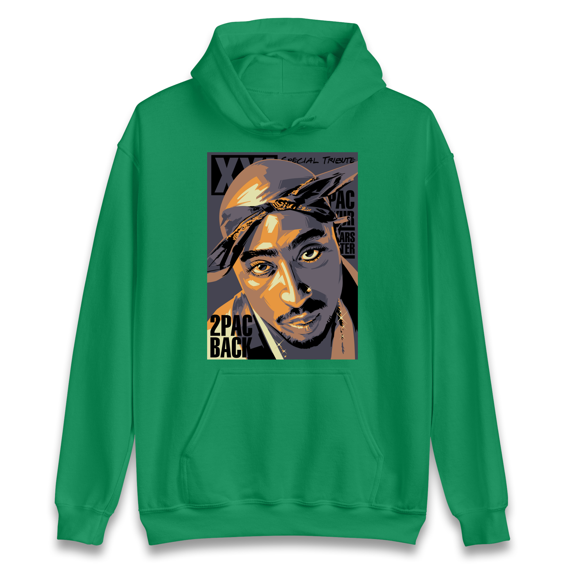 2 Pac Back Hoodie