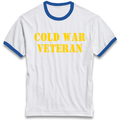 Cold War 1985–1991 Veteran Ringer Tee