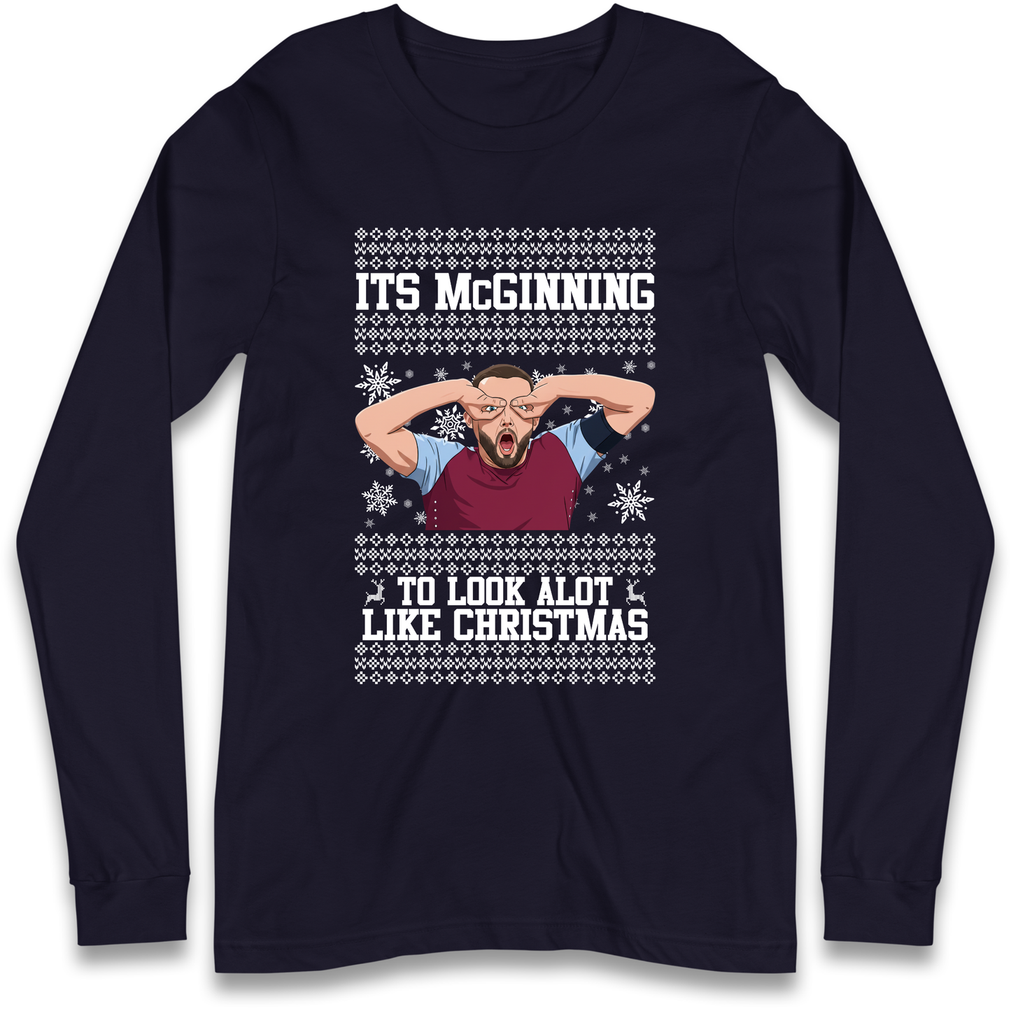 John McGinn Christmas Longsleeve T Shirt