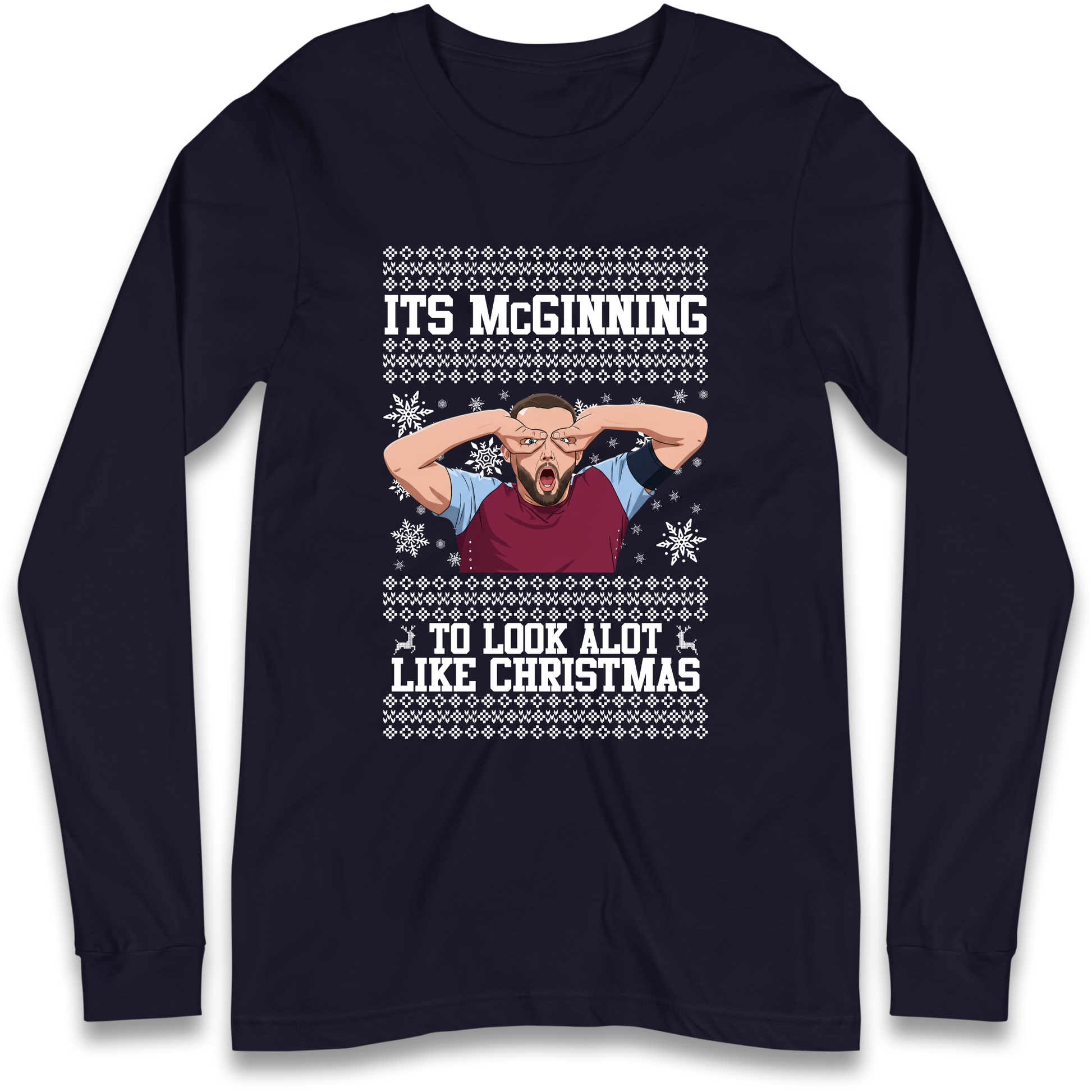 John McGinn Christmas Longsleeve T Shirt