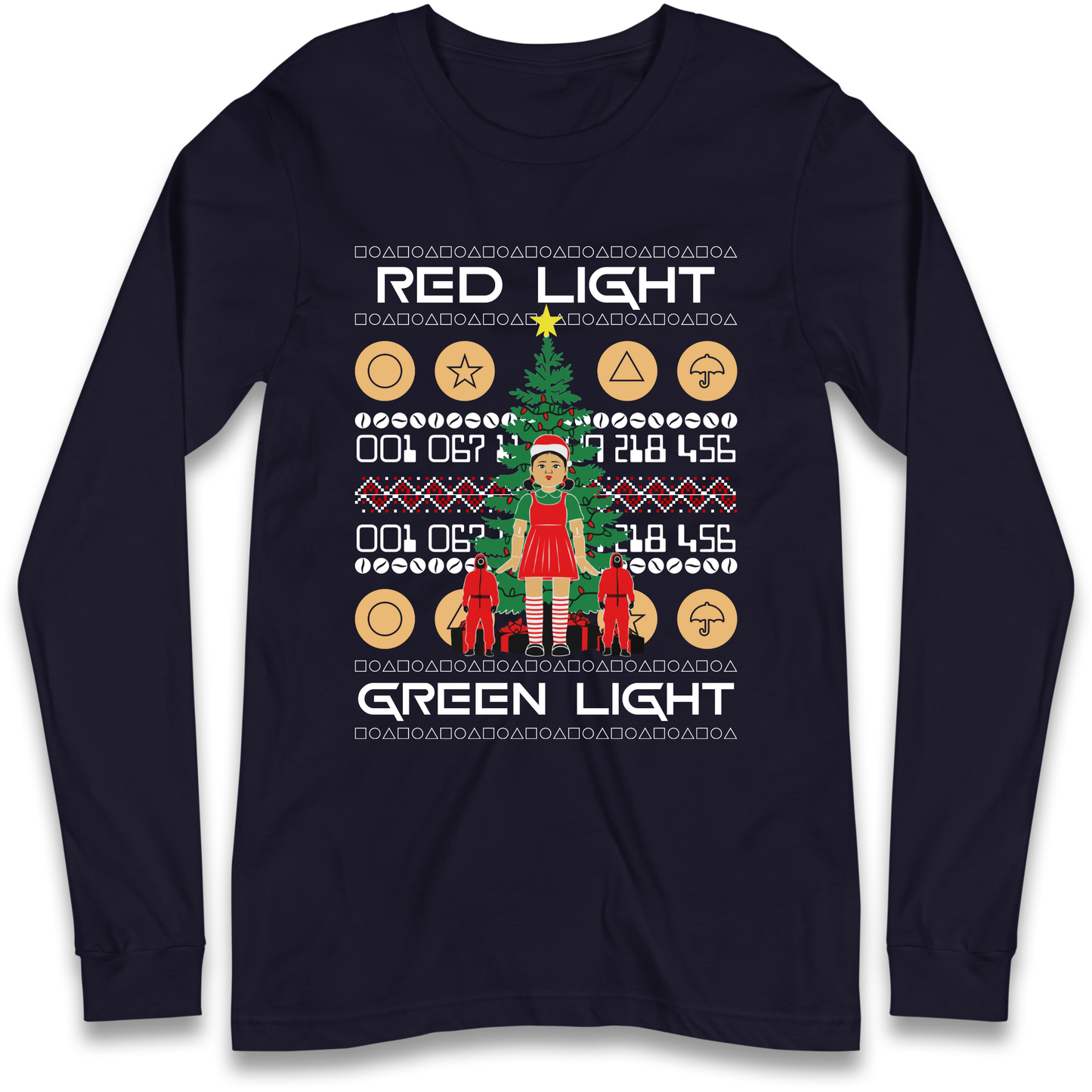 Squid Game Christmas Longsleeve T Shirt