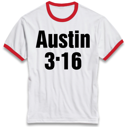 Austin 3 16 Ringer T Shirt