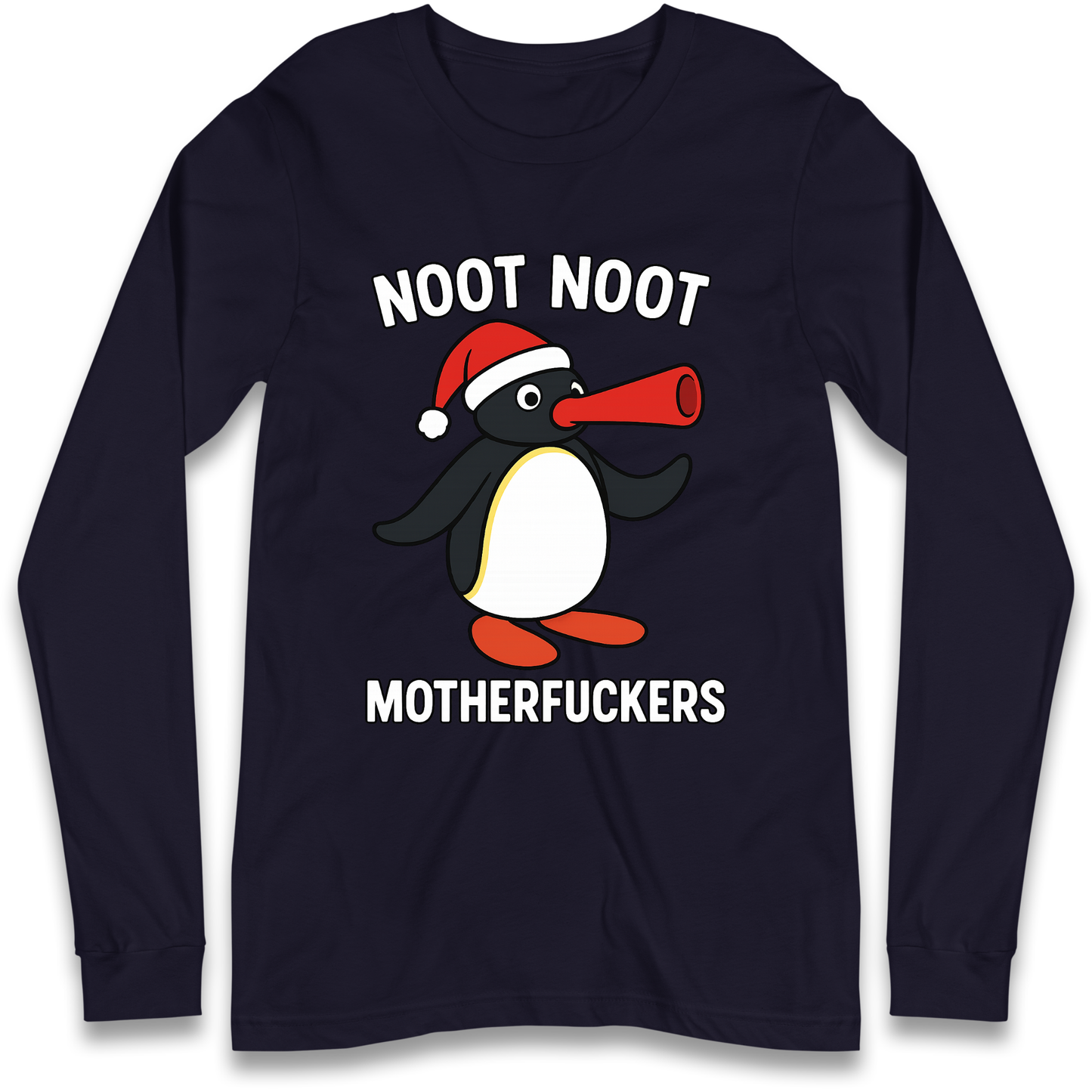 Pingu Christmas Longsleeve T Shirt