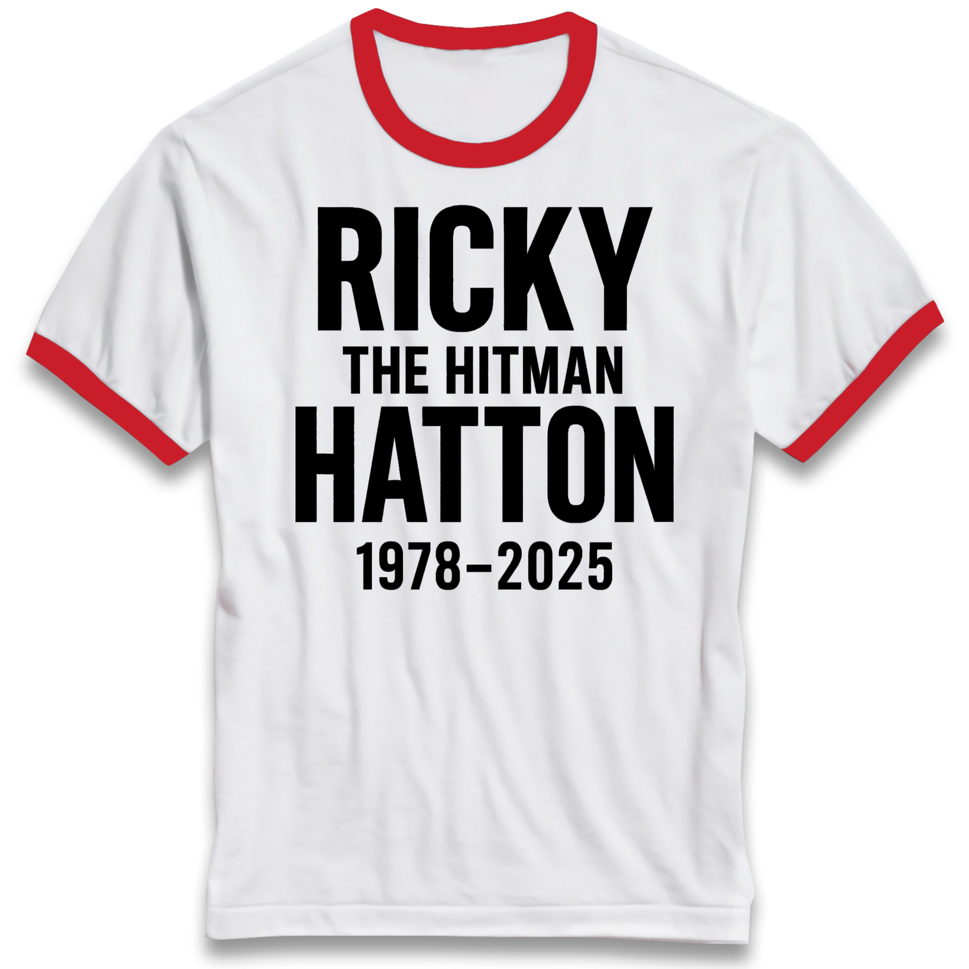 Ricky The Hitman Hatton 1978 2025 Ringer T Shirt