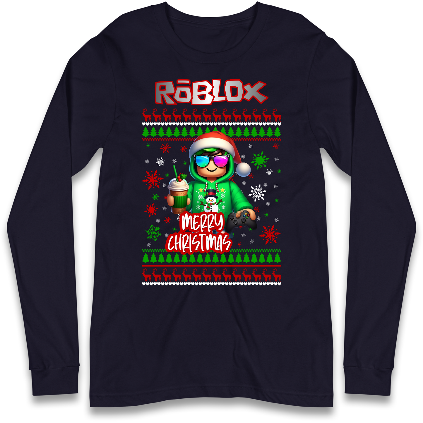 Roblox Merry Christmas Longsleeve T Shirt
