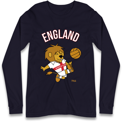 England World Cup Willie 1966 Football Longsleeve