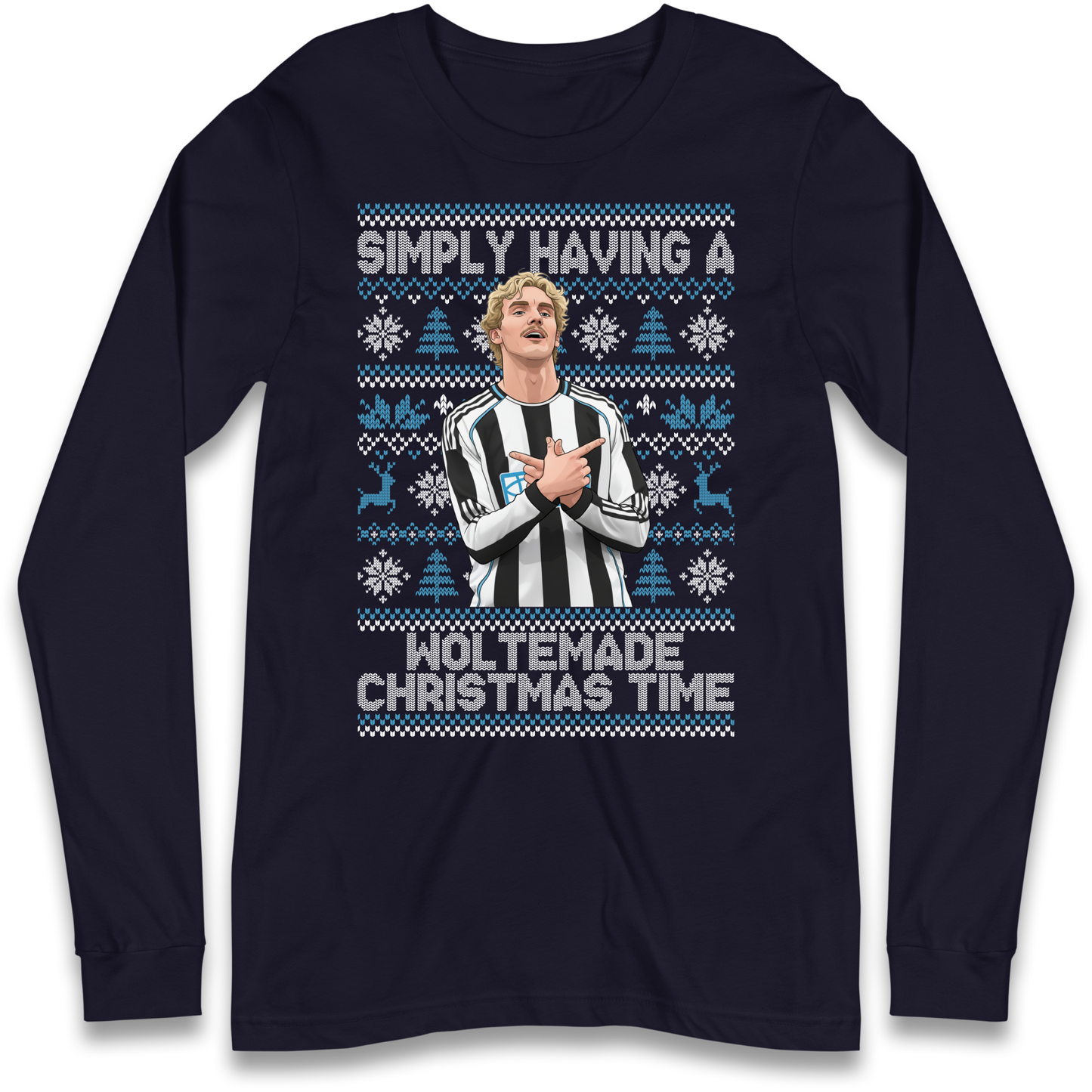 Newcastle united Christmas Longsleeve T Shirt
