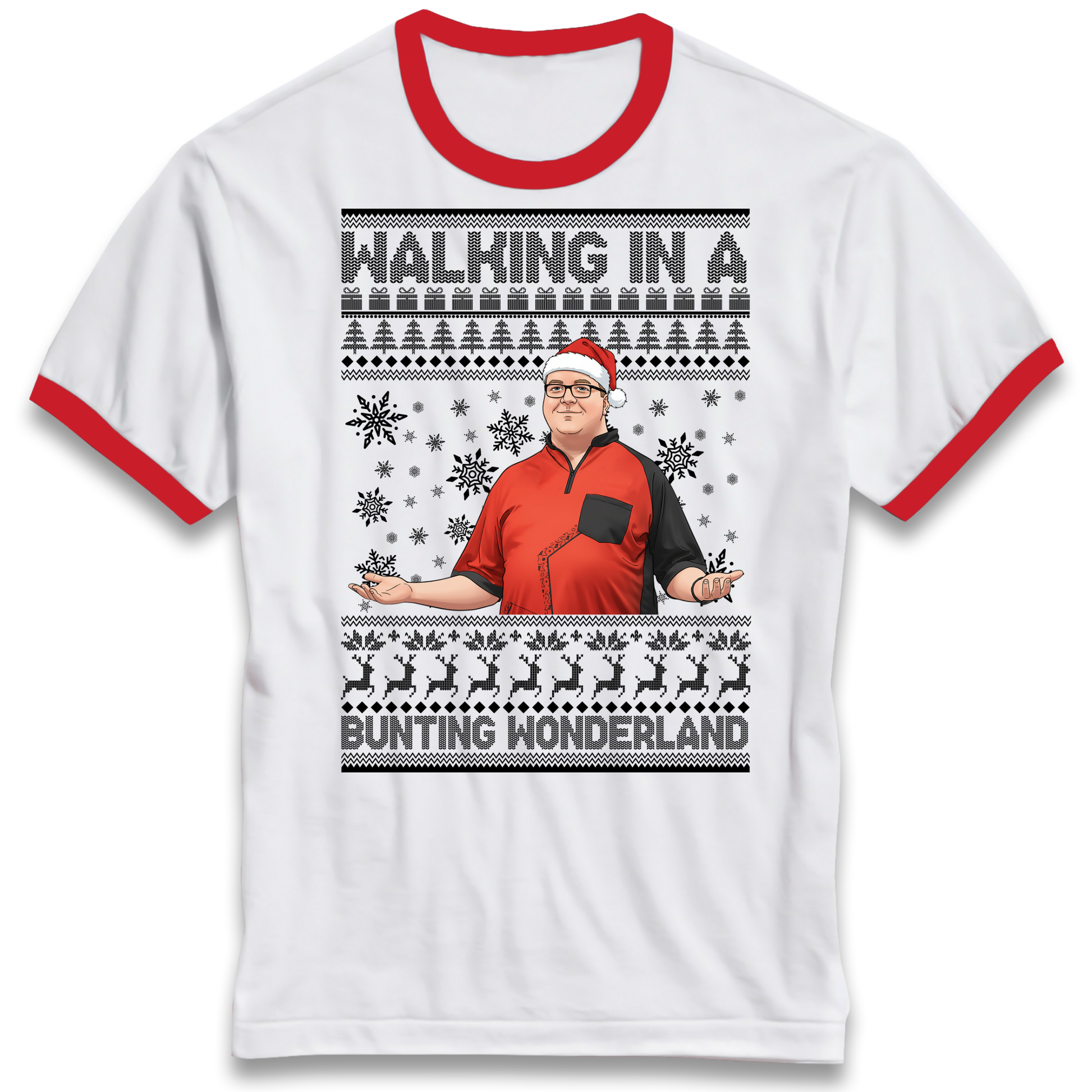 Bunting Wonderland Ringer T Shirt