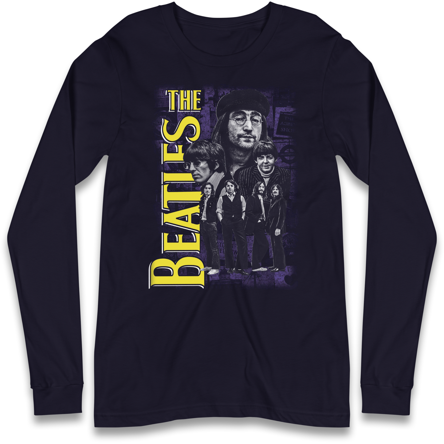 The Beatles Group Longsleeve T Shirt