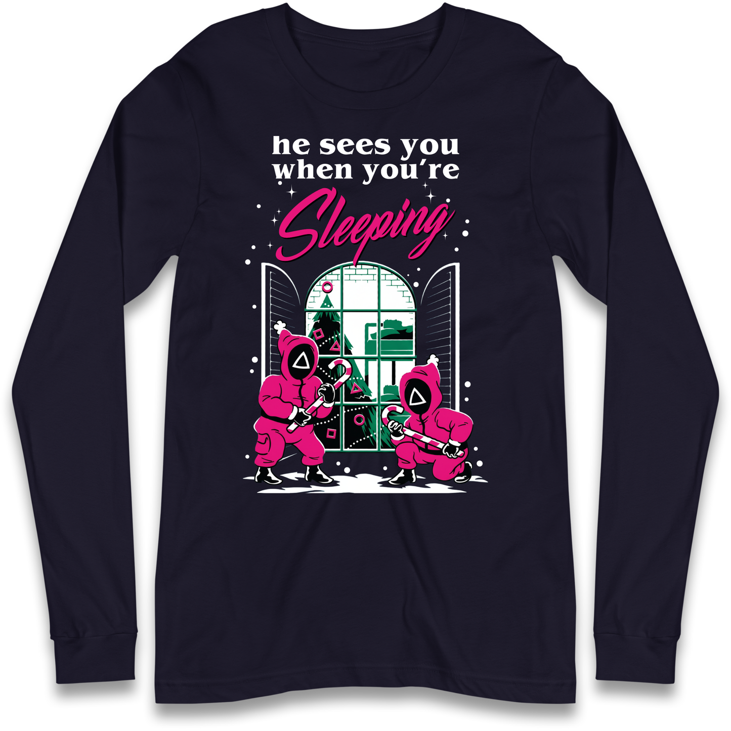 Squid Games Xmas Longsleeve T Shirt