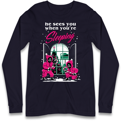 Squid Games Xmas Longsleeve T Shirt