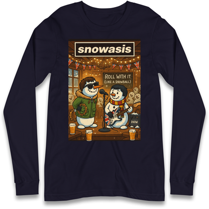 Snowasis Roll Christmas Longsleeve T Shirt