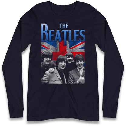 The Beatles Union Jack Longsleeve T Shirt