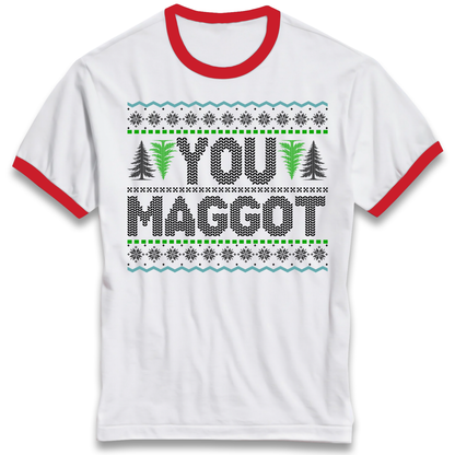 Christmas jumper Ringer T Shirt