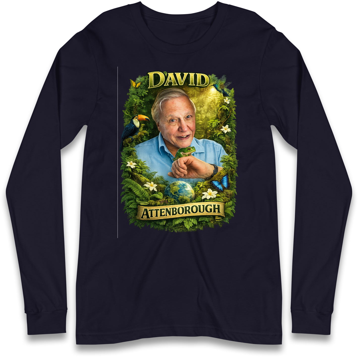 David Attenborough Longsleeve T Shirt