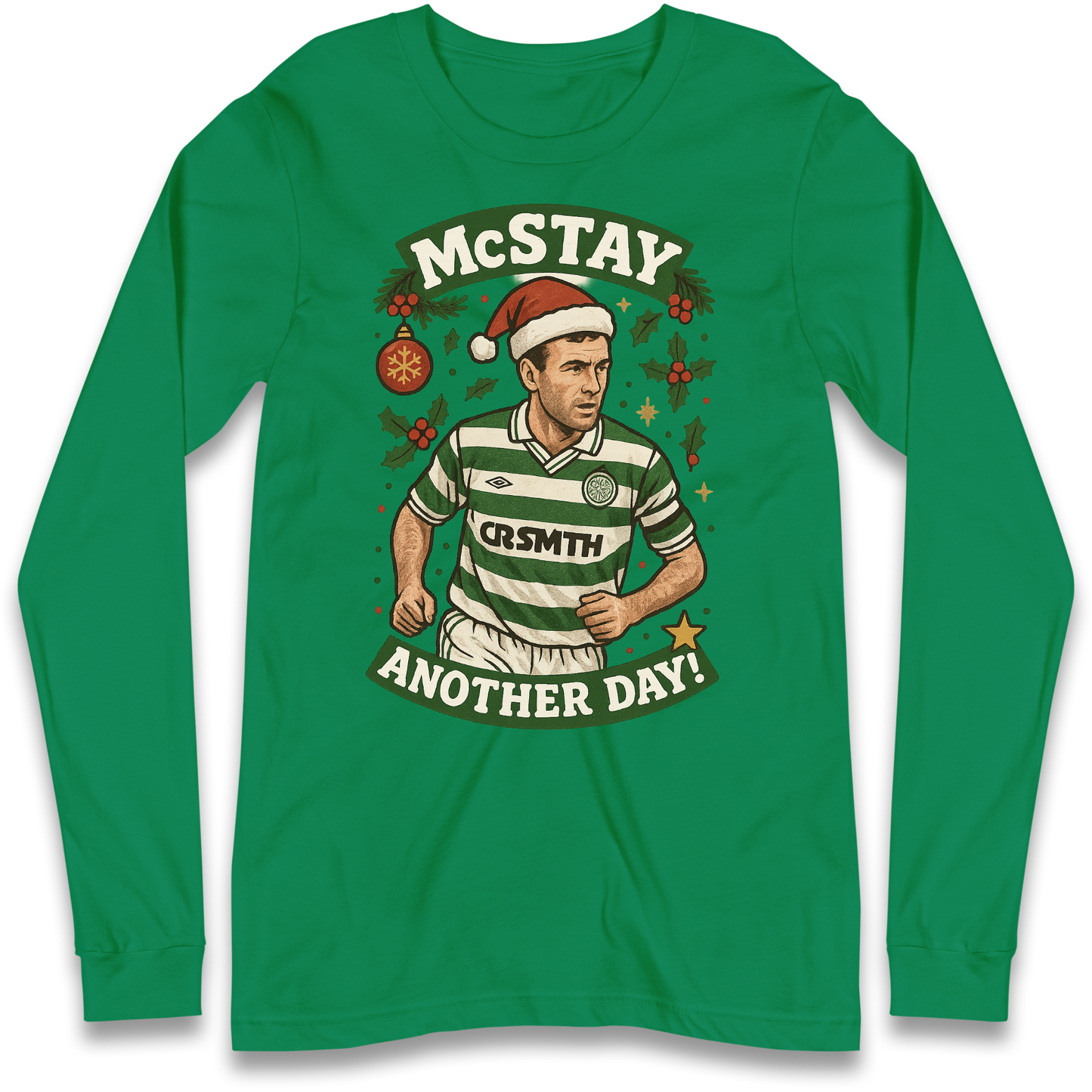 Paul McStay Celtic Christmas Longsleeve T Shirt