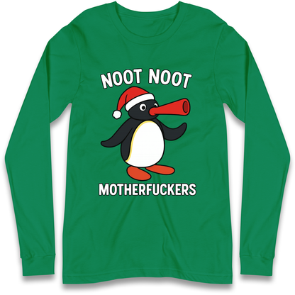 Pingu Christmas Longsleeve T Shirt