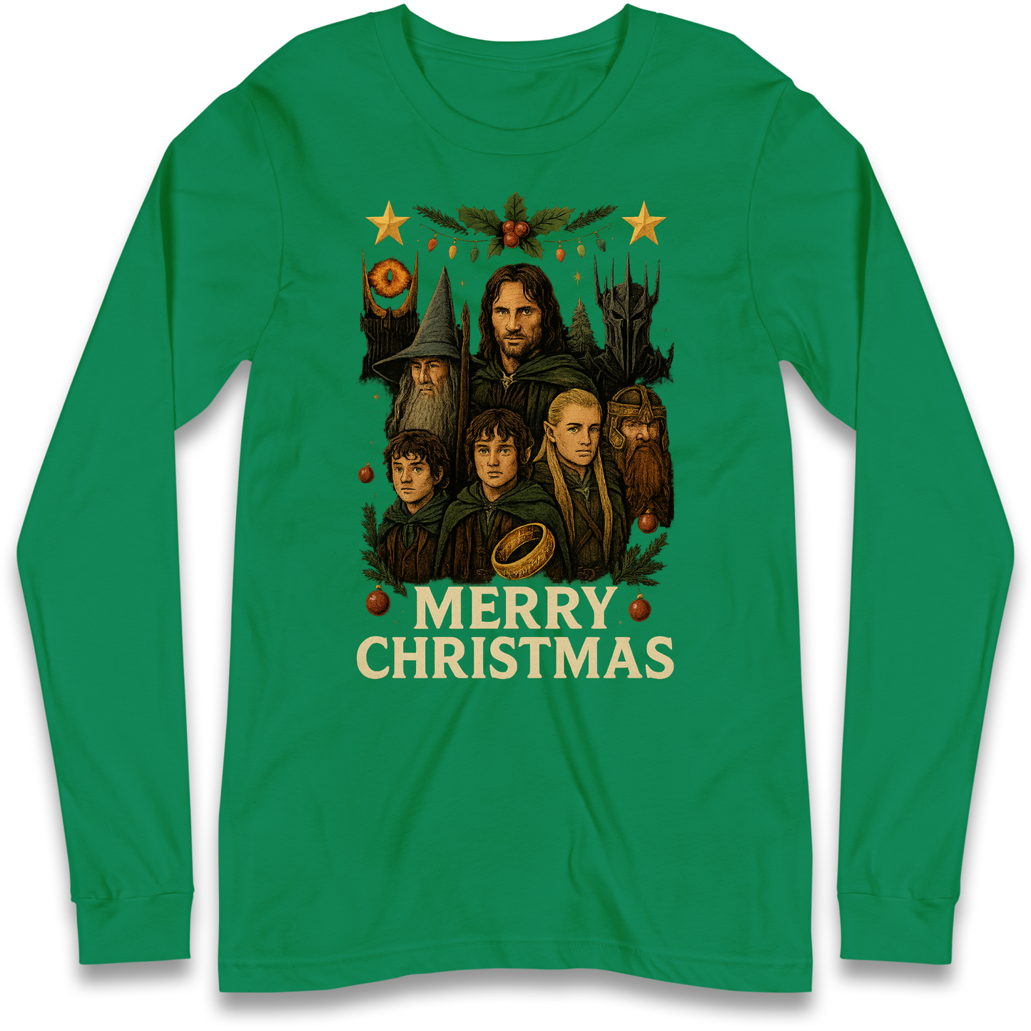 Lord of The Rings Christmas Longsleeve T Shirt