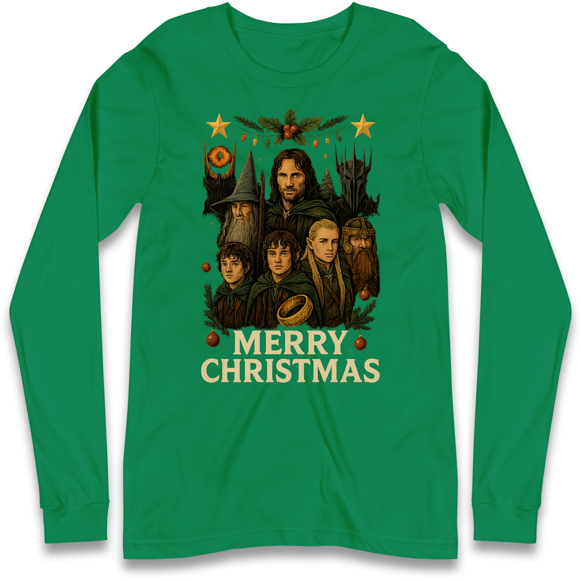 Lord of The Rings Christmas Longsleeve T Shirt