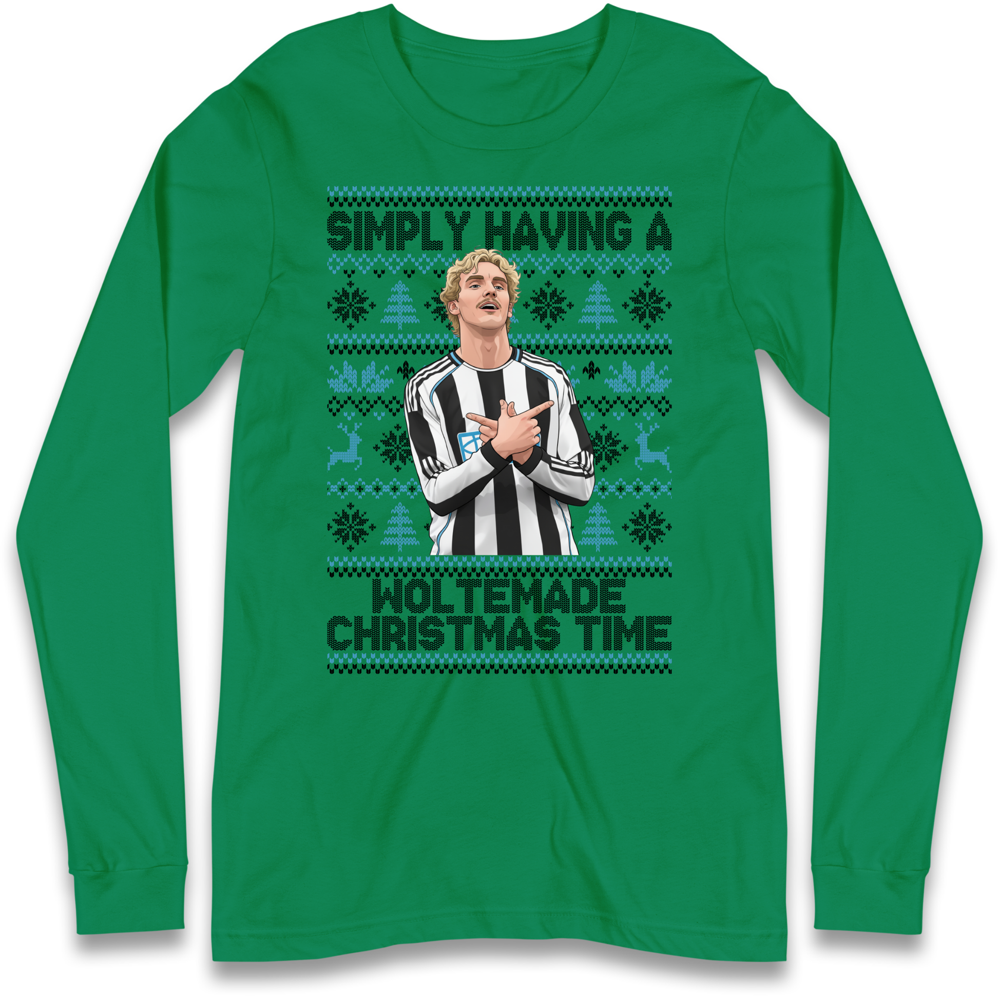 Newcastle united Christmas Longsleeve T Shirt