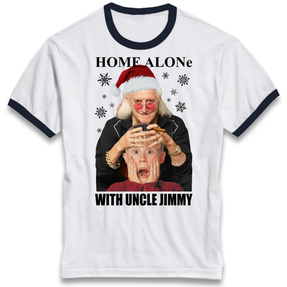 Home Alone Uncle Jimmy Ringer T Shirt