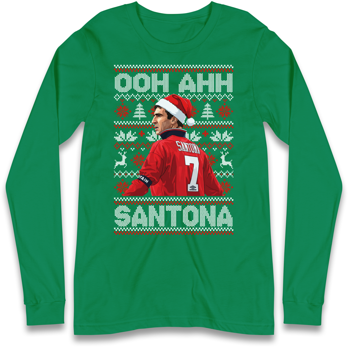 M'nchester United Christmas Longsleeve T Shirt