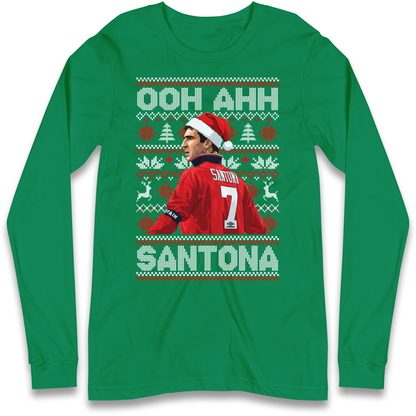 M'nchester United Christmas Longsleeve T Shirt