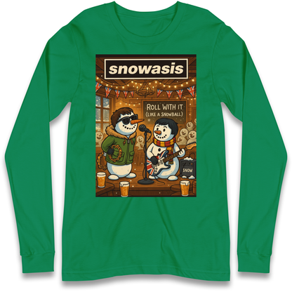 Snowasis Roll Christmas Longsleeve T Shirt