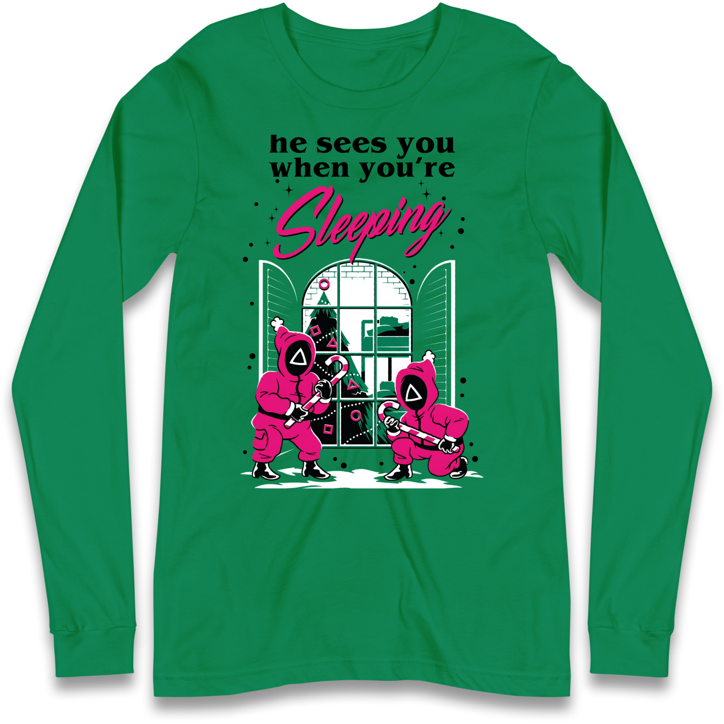 Squid Games Xmas Longsleeve T Shirt