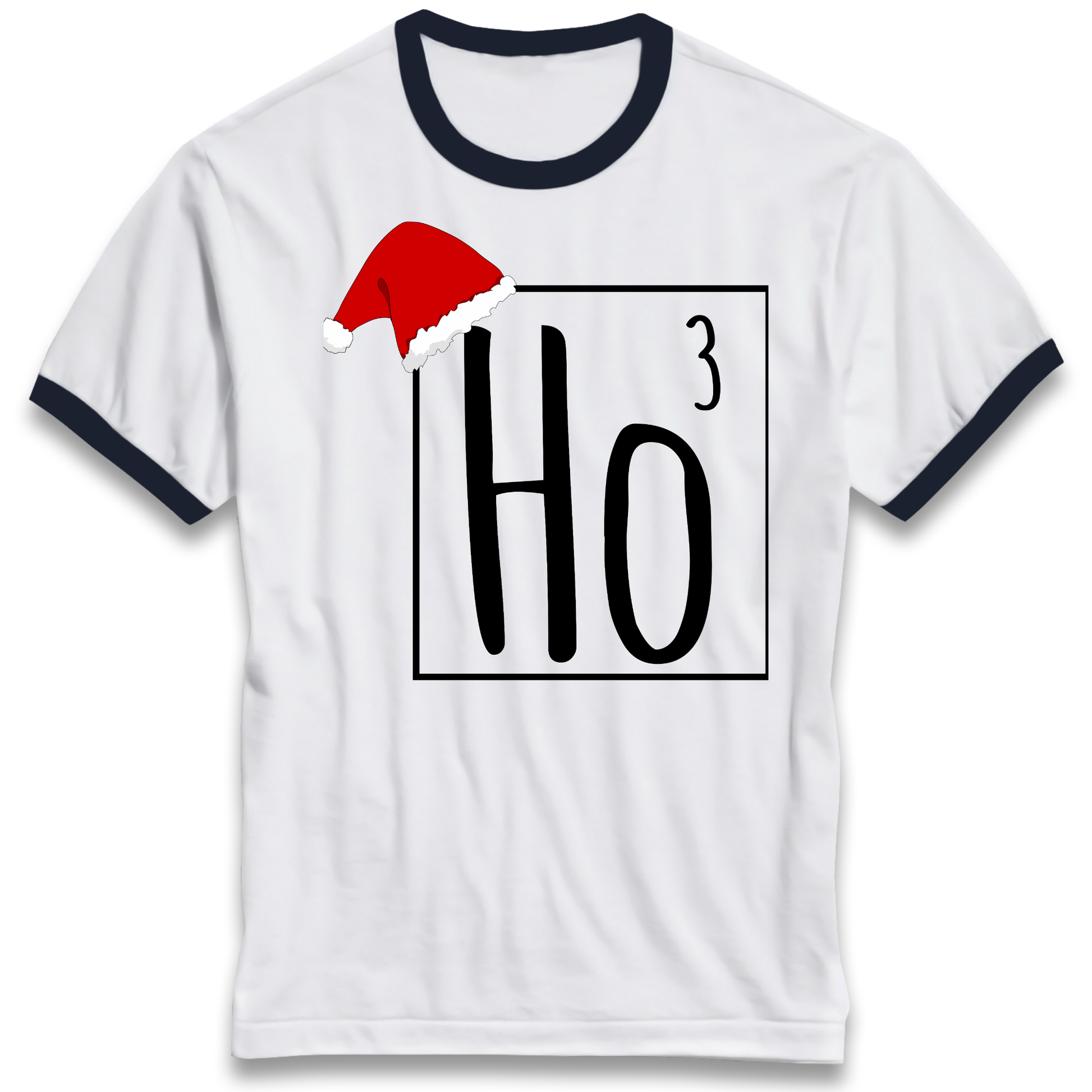 Ho Ho Ho Christmas Ringer T Shirt