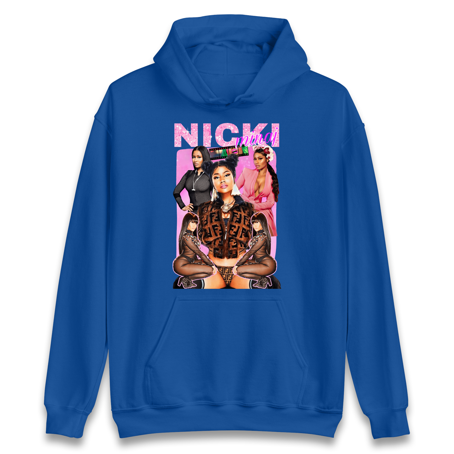 Nicki Minaj Pink Sparkle Bootleg Hoodie